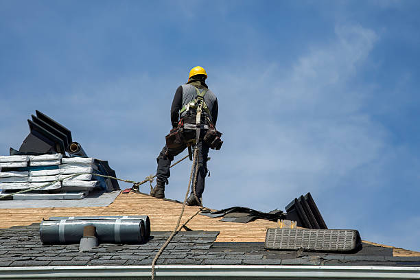 Professional Roofing technician working in Forest, OH